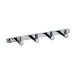 ALFI BRAND AB9528 Quadruple Robe Hook, Polished Chrome, Solid Brass thumbnail 1