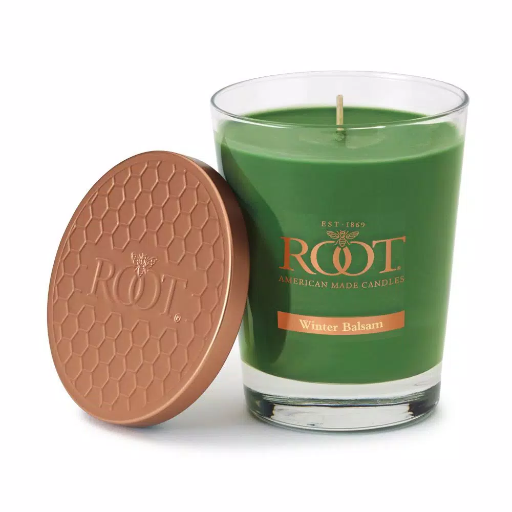 ROOT CANDLES A.I. Root Veriglass Winter Balsam Scented Soy & Beeswax Jar Candle