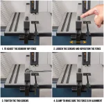 POWERTEC BS900RF Rip Fence for 9-Inch Band Saws thumbnail 5