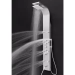 AKDY 65 in. Stainless Steel 8-Jet Shower Panel System with Rainfall Head, Handshower & Tub Spout thumbnail 2