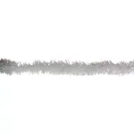 Northlight 50 ft. 6-Ply Iridescent White Christmas Tinsel Garland, Shiny Unlit Holiday Decor thumbnail 2