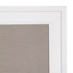 DesignOvation Bosc White Fabric Pinboard Framed Linen Memo Board, 31.5 x 31.5 in thumbnail 3