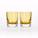 Rolf Glass Vienna 7 oz. Amber Old-Fashioned Glass Set (Set of 2) thumbnail 1