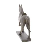LITTON LANE 15 in. Decorative Horse Sculpture in Antique Brown Polystone thumbnail 2
