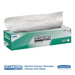 Kimtech Science Kimwipes Delicate Task Wipers, 140-Count Pop-Up Box (Case of 15 Boxes) thumbnail 3