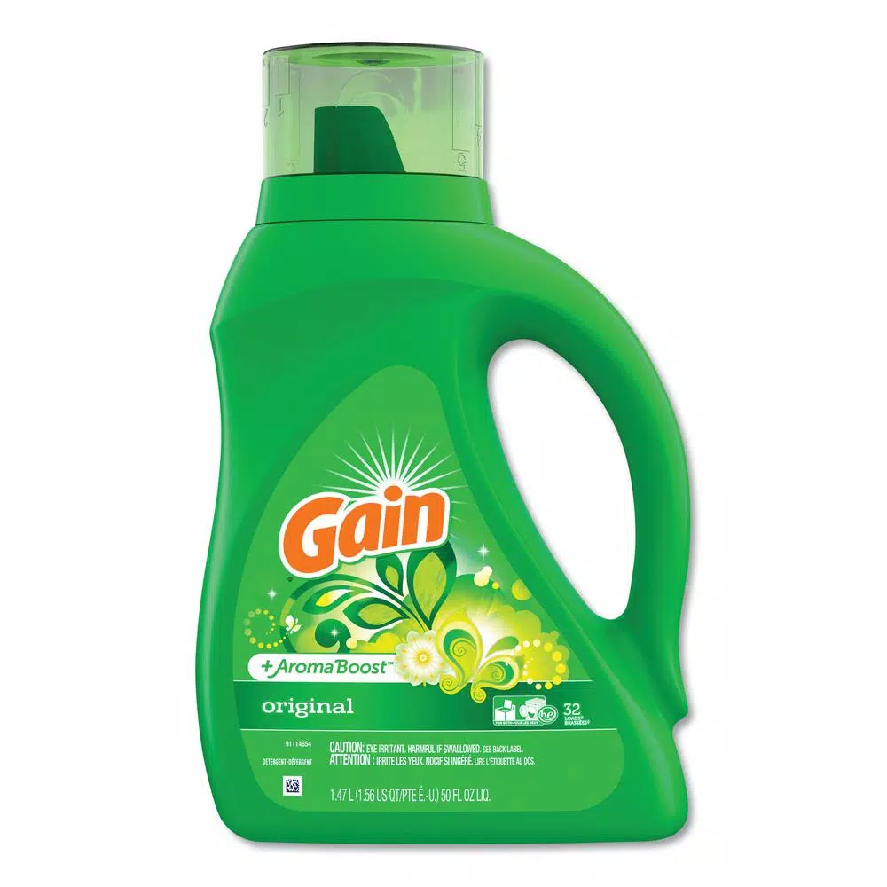 Gain Original Scent Liquid Laundry Detergent, 50 oz. (Case of 6)