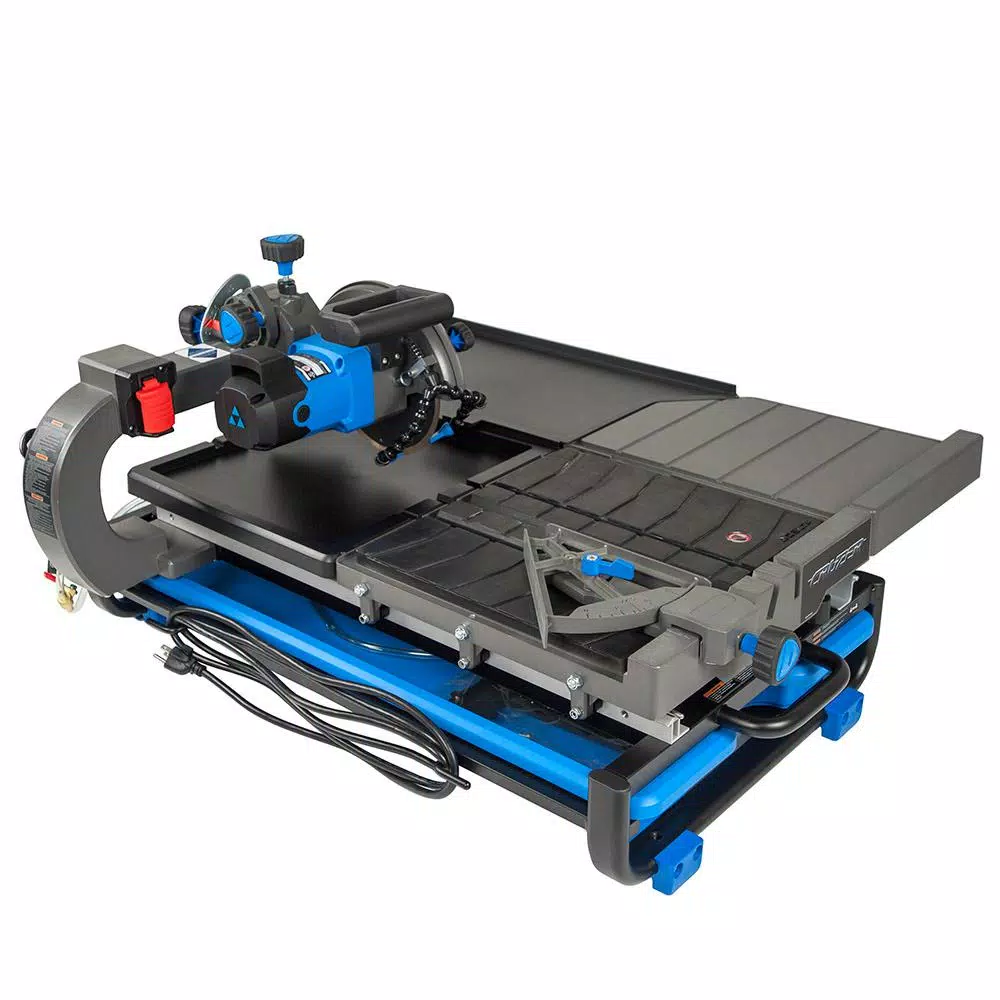 Delta Cruzer 7 in. Wet Tile Saw with Portable Folding Stand, 13 Amp, 24 in. Rip Capacity