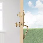 Baldwin Prestige Avendale Single Cylinder Handleset with Alcott Knob, Lifetime Polished Brass, SmartKey Security thumbnail 9