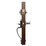 Copper Creek Heritage Antique Nickel Handleset with Waverlie Lever Trim thumbnail 3