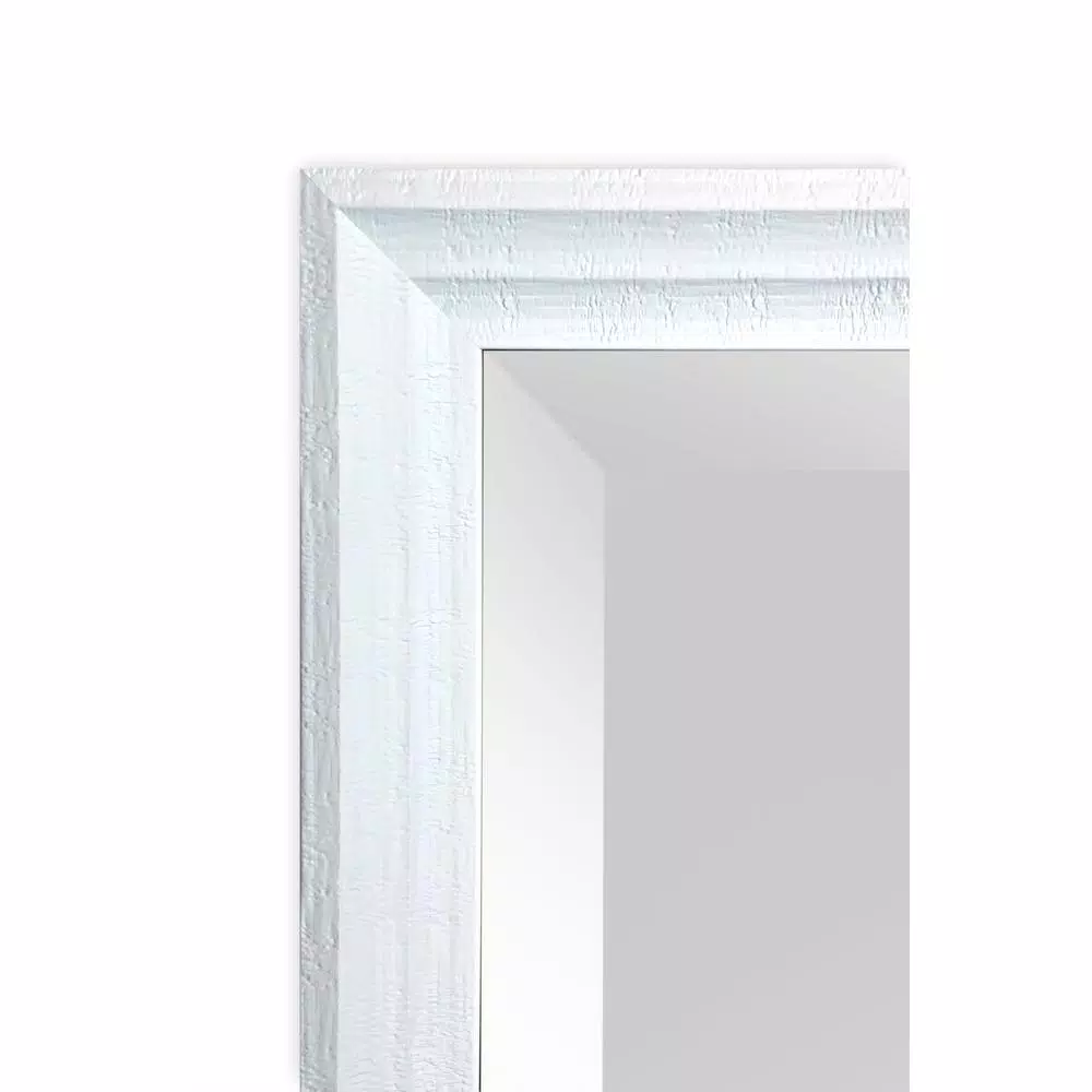 Alpine Art & Mirror Natural White Beveled Glass Accent Mirror, 24 x 36 in.