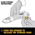 DEWALT Retractable Utility Knife with Deadbolt Blade Mechanism thumbnail 9