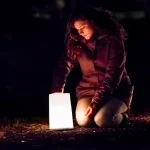 LUMABASE Luminaria Kit - 100 Flame Resistant White Paper Bags and Extended Burn Tea Light Candles thumbnail 3