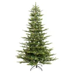 Puleo International 7.5 ft. Aspen Fir Artificial Christmas Tree with 700 Warm White Lights thumbnail 1