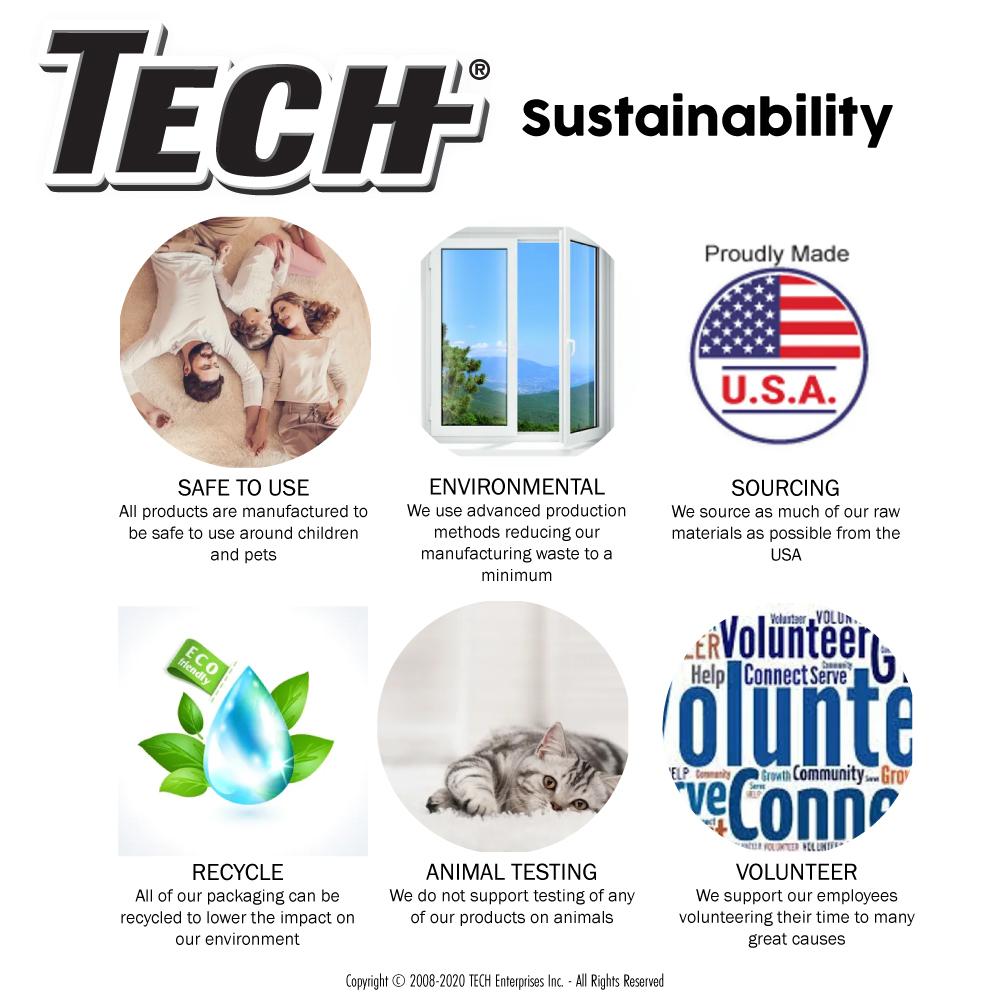 TECH Stain Remover, 128 oz. Liquid Fabric & Carpet Cleaner