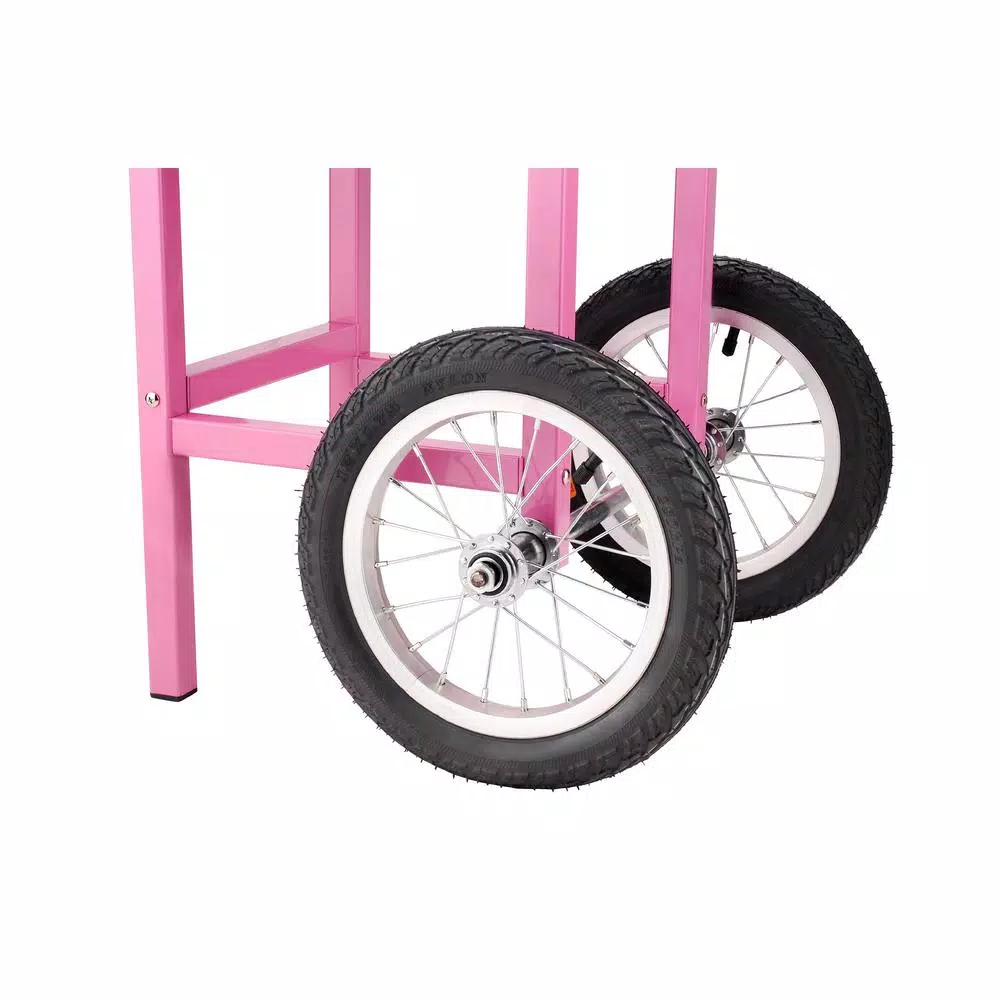 Great Northern Vortex Commercial Pink Cotton Candy Machine with Mobile Cart by Great Northern Popcorn