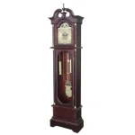 Unbranded 72 in. Traditional Cherry Wood Floor Standing Grandfather Clock with Westminster Chime thumbnail 2