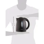 Ovente KP72 1.7L Electric Kettle, 1100W Fast Heating Water Boiler with Auto Shut-Off, Black thumbnail 6