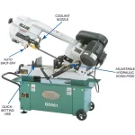 Grizzly Industrial 7" x 12" Metal Cutting Horizontal Bandsaw with Hydraulic Downfeed and Coolant System thumbnail 4