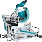 Makita 10 in. Dual Bevel Sliding Compound Miter Saw with Laser & Bonus 16-Gauge Finish Nailer thumbnail 2