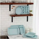 Wilton Texturra Performance 7-Piece Non-Stick Textured Bakeware Set, Blue thumbnail 5