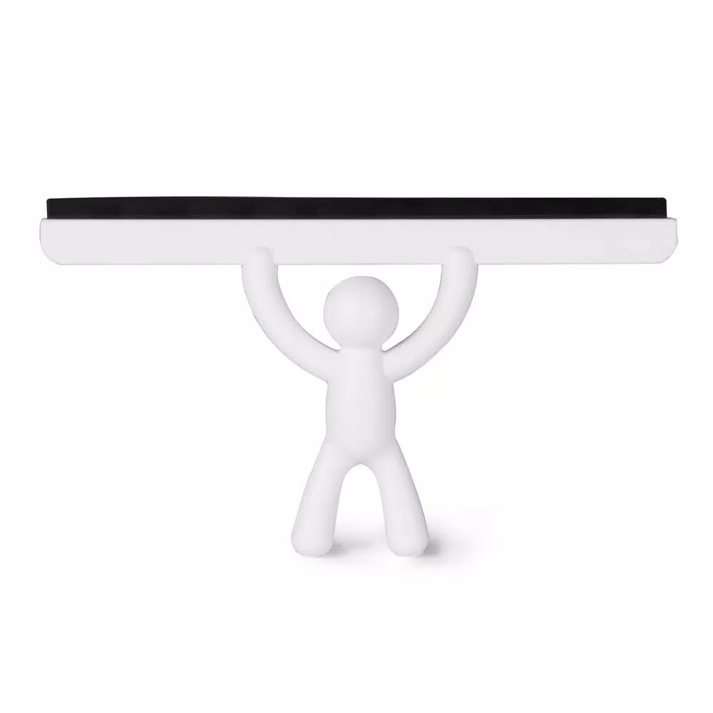 Umbra Buddy Shower Squeegee with Suction Cup, White