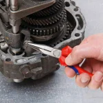 KNIPEX 6 in. Long Nose Pliers with Cutter and Comfort Grip Handles thumbnail 3