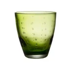 Unbranded Rain Drop Sea Foam Green Double Old-Fashioned Glass, Set of 4 thumbnail 1
