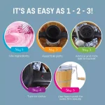 Maximatic Elite Gourmet 4Qt. Old Fashioned Pine Wood Electric & Manual Ice Cream Maker thumbnail 6