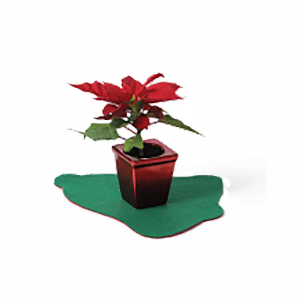 Unbranded Holiday Bell Surface Pad (Pack of 2) - Reversible Decorative Plant Protection