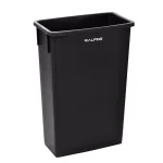 Alpine Industries 23 Gal. Black Commercial Waste Basket Trash Can thumbnail 1