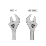 TEKTON 15 in. Adjustable Wrench, Carbon Steel with Satin Chrome Finish thumbnail 3