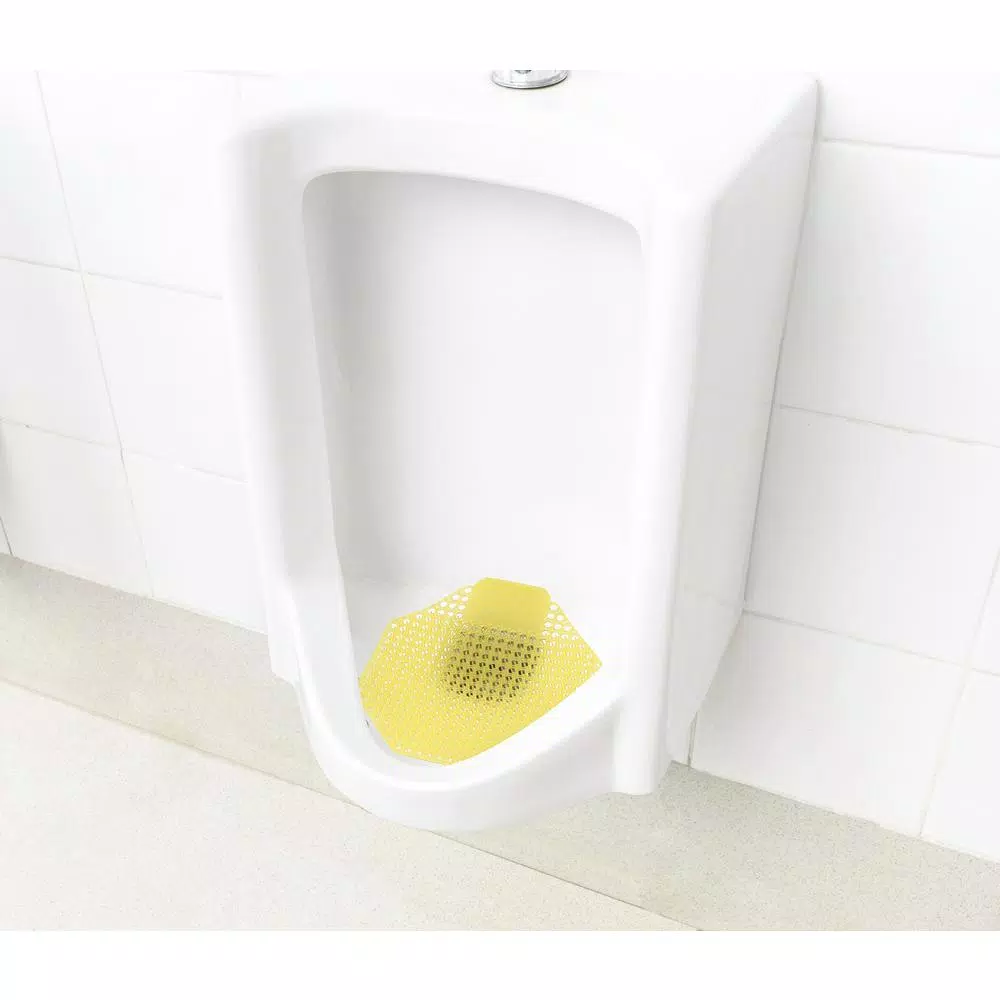 Alpine Industries Mango Fragrance Anti-Splash Urinal Screens, 10-Pack