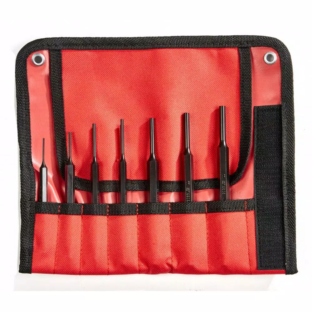 GearWrench 7-Piece Steel Pin Punch Set