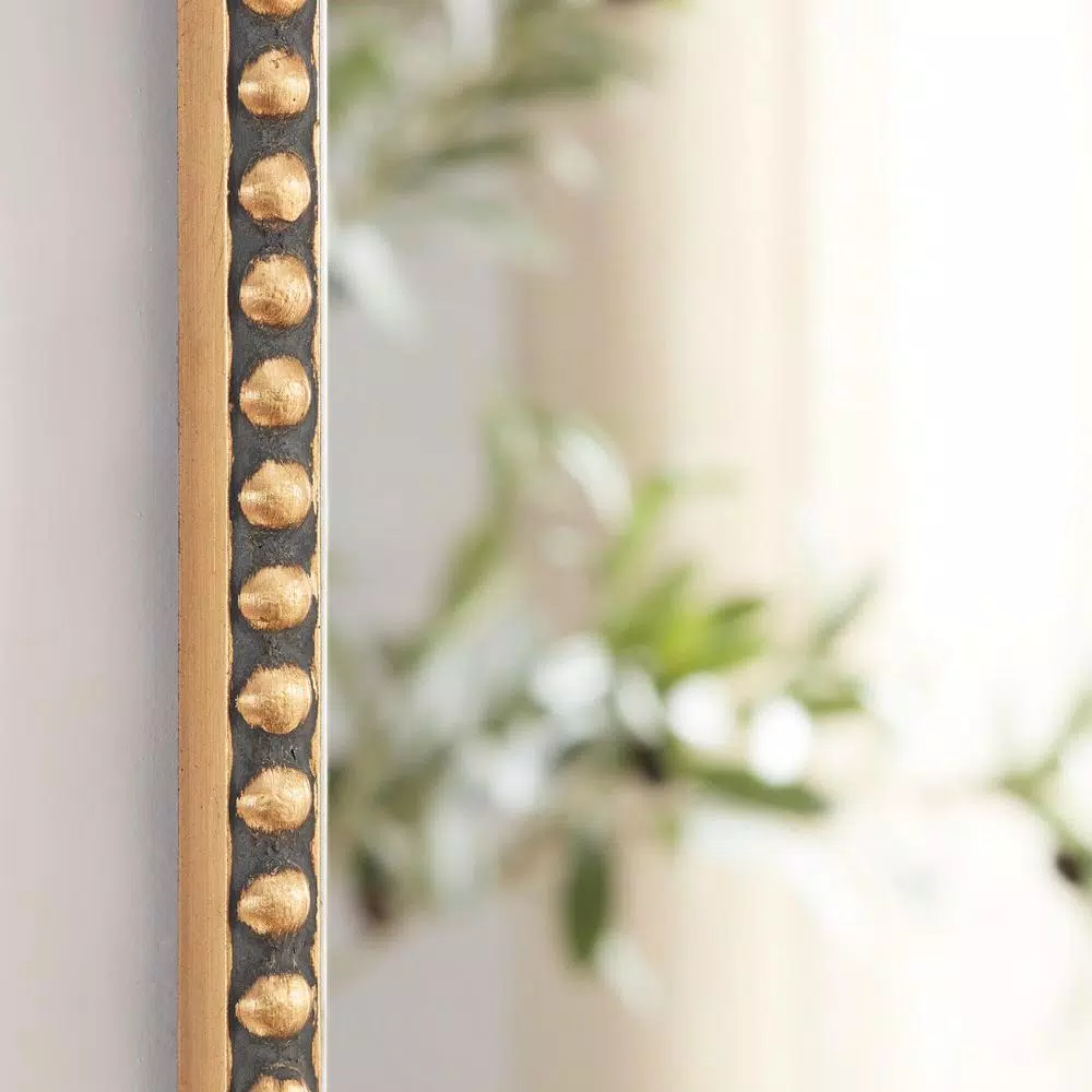 Home Decorators Collection Medium Arched Gold Antiqued Classic Accent Mirror
