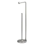 Umbra Teardrop Freestanding Toilet Paper Holder - Brushed Nickel thumbnail 1