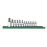 GearWrench 13-Piece Torx Press Fit Bit Socket Set, Chrome Vanadium Steel thumbnail 1