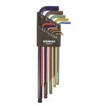Bondhus 13-Piece Ball End L-Wrench Set with ColorGuard Finish, SAE thumbnail 1