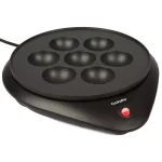 CucinaPro 800W Electric Ebelskiver Maker, Non-Stick Danish Pancake Pan thumbnail 4