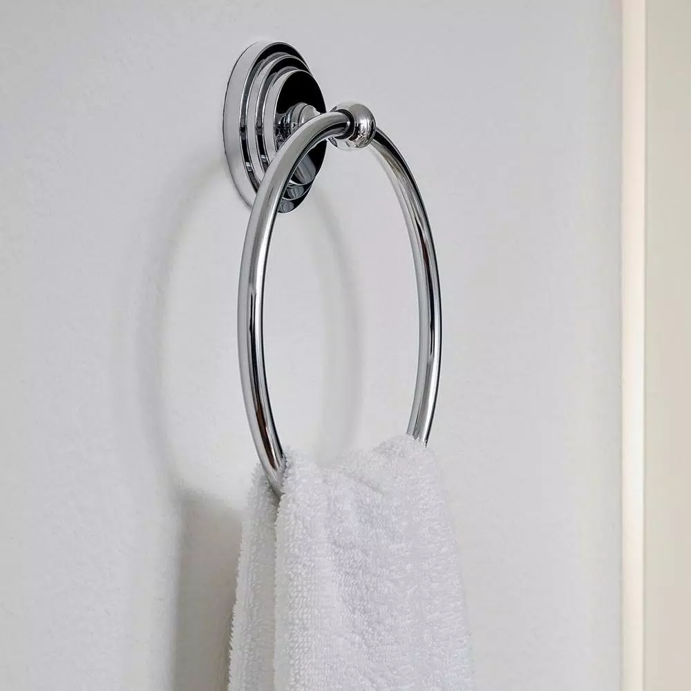 Speakman Echo Wall-Mounted Towel Ring, Polished Chrome