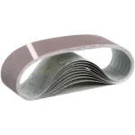 Makita 3 in. x 24 in. 120-Grit Aluminum Oxide Abrasive Belts, 10-Pack thumbnail 1