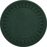 Bungalow Flooring WaterHog Aqua Shield Evergreen 35 in. Round Pine Trees Christmas Tree Mat thumbnail 1
