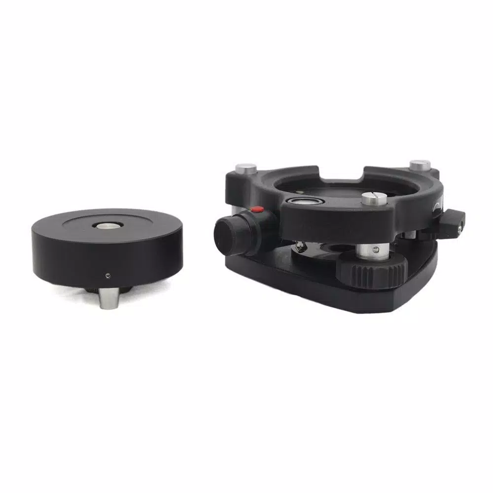 AdirPro Black Tribrach with Laser Plummet and 3-Prong Forced Centering