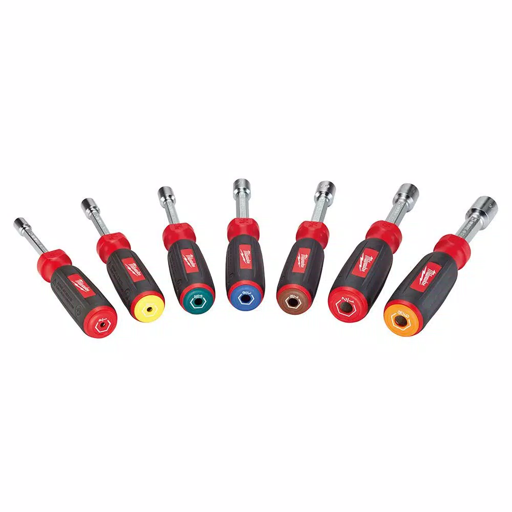 Milwaukee SAE HollowCore Magnetic Nut Driver Set, 7-Piece