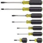 Klein Tools 8-Piece Assorted Screwdriver Set with Cushion Grip Handles thumbnail 1