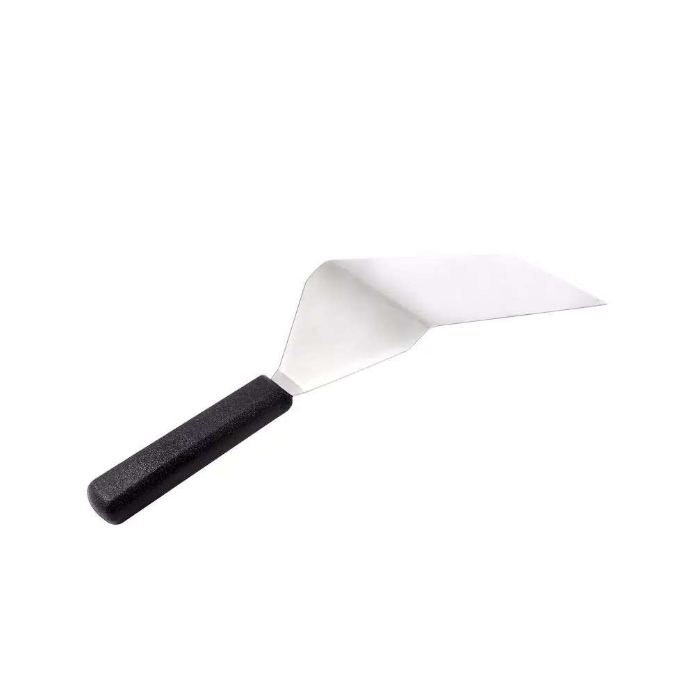 Mundial 5681HH 8x3-Inch Perforated Stainless Steel Turner, Black