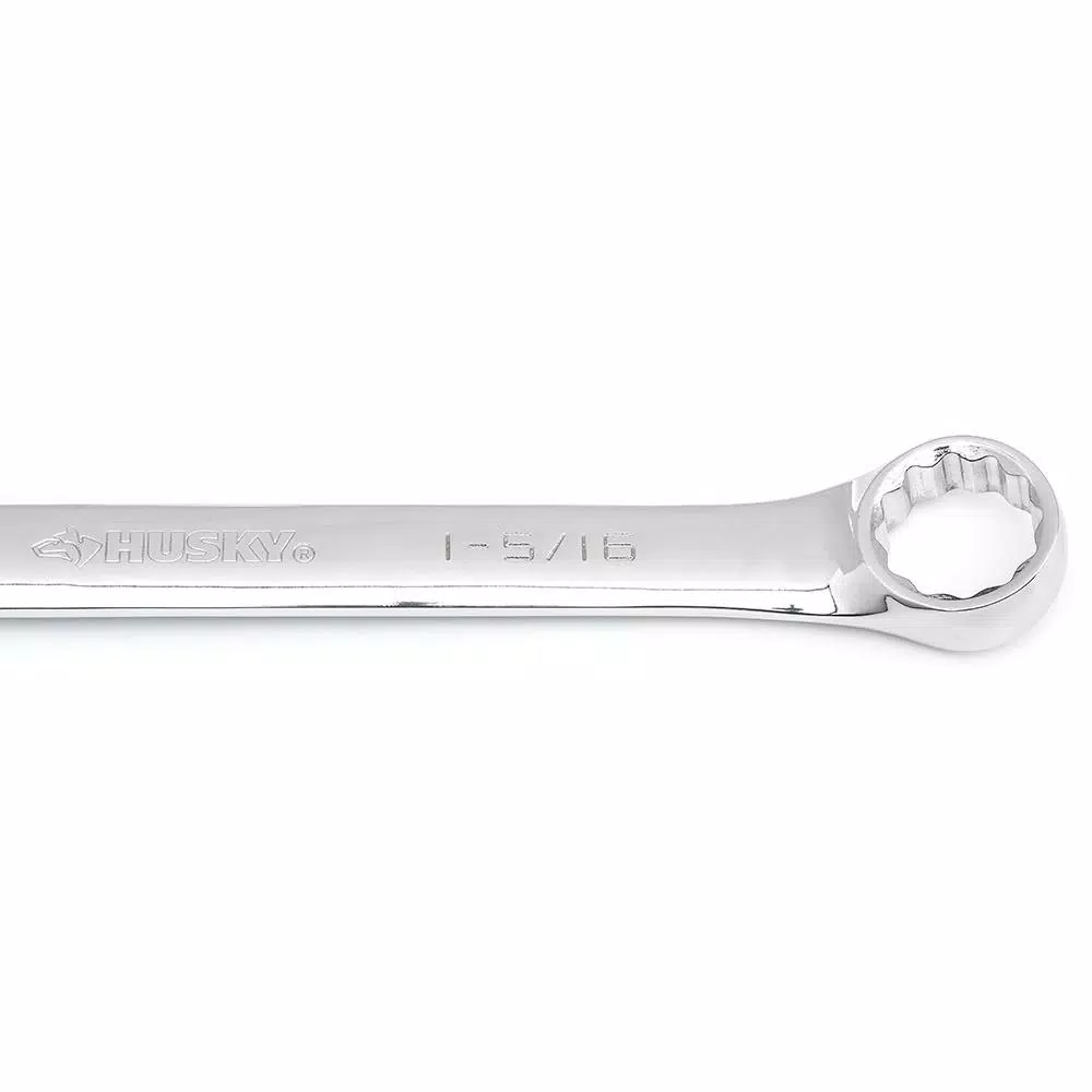 Husky 1-5/16 in. 12-Point Combination Wrench, Chrome Alloy Steel