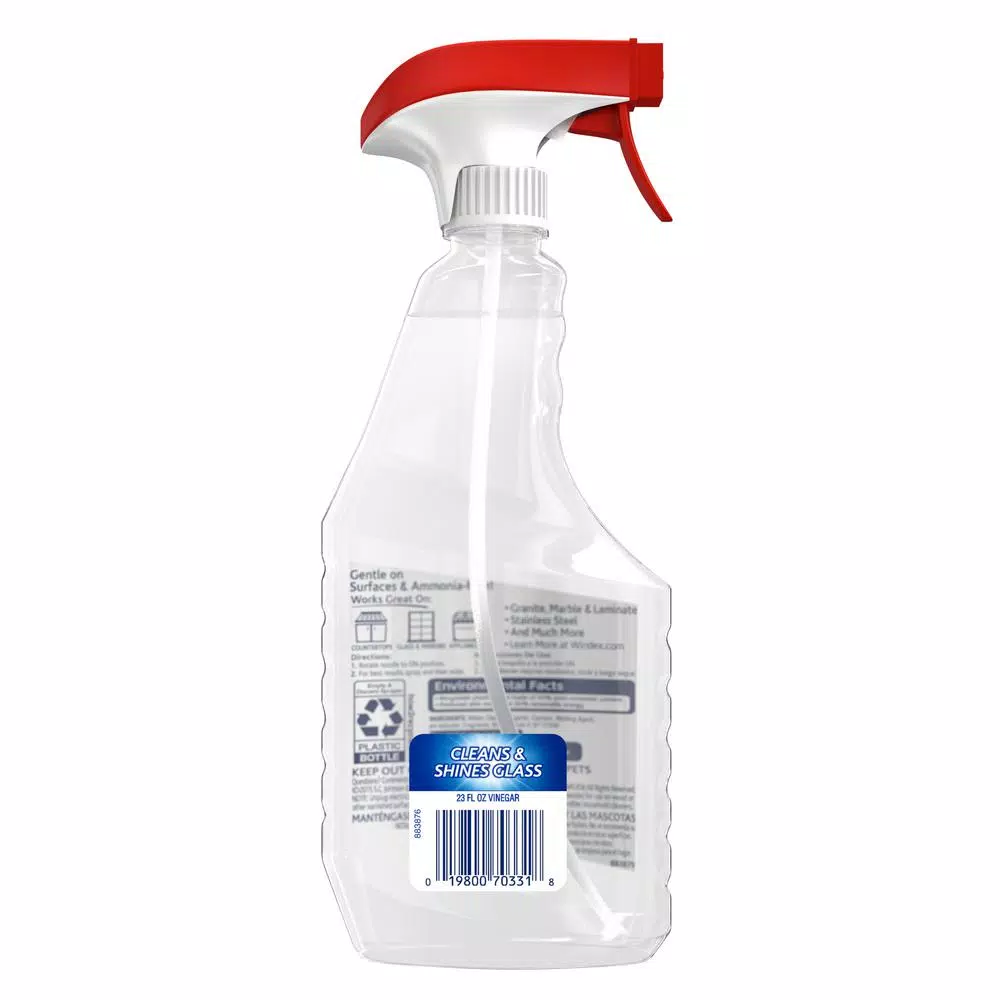 Windex Vinegar Multi-Surface Cleaner, 23 oz (Case of 8)