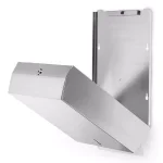 Alpine Industries Brushed Stainless Steel C-Fold and Multi-Fold Paper Towel Dispenser thumbnail 3