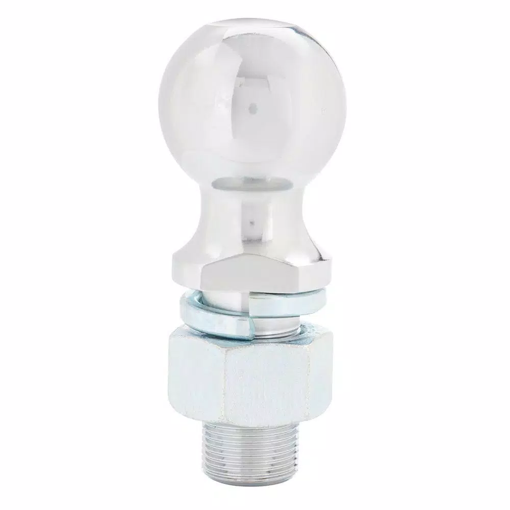 TowSmart 12,000 lb. Capacity Chrome Hitch Ball, 2-5/16 in. Ball Diameter, 1-1/4 in. Shank
