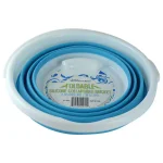 Southern Homewares 2.65 Gal. Blue Collapsible Silicone Bucket, Heavy-Duty Foldable Storage Pail thumbnail 4